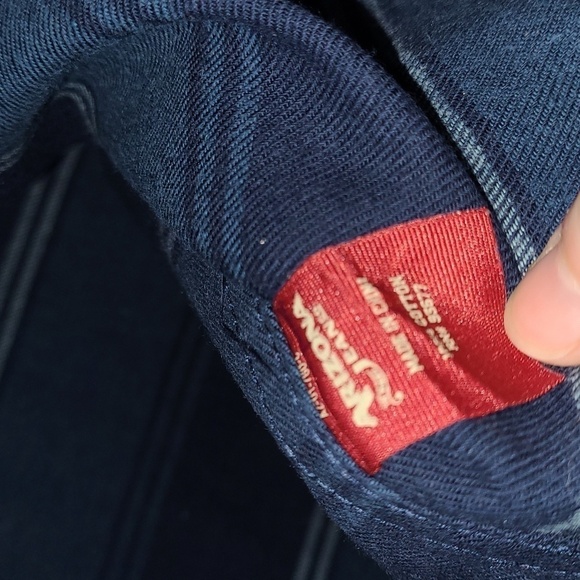 Men's Arizona Jeans plaid long sleeve shirt Size L - Picture 4 of 5